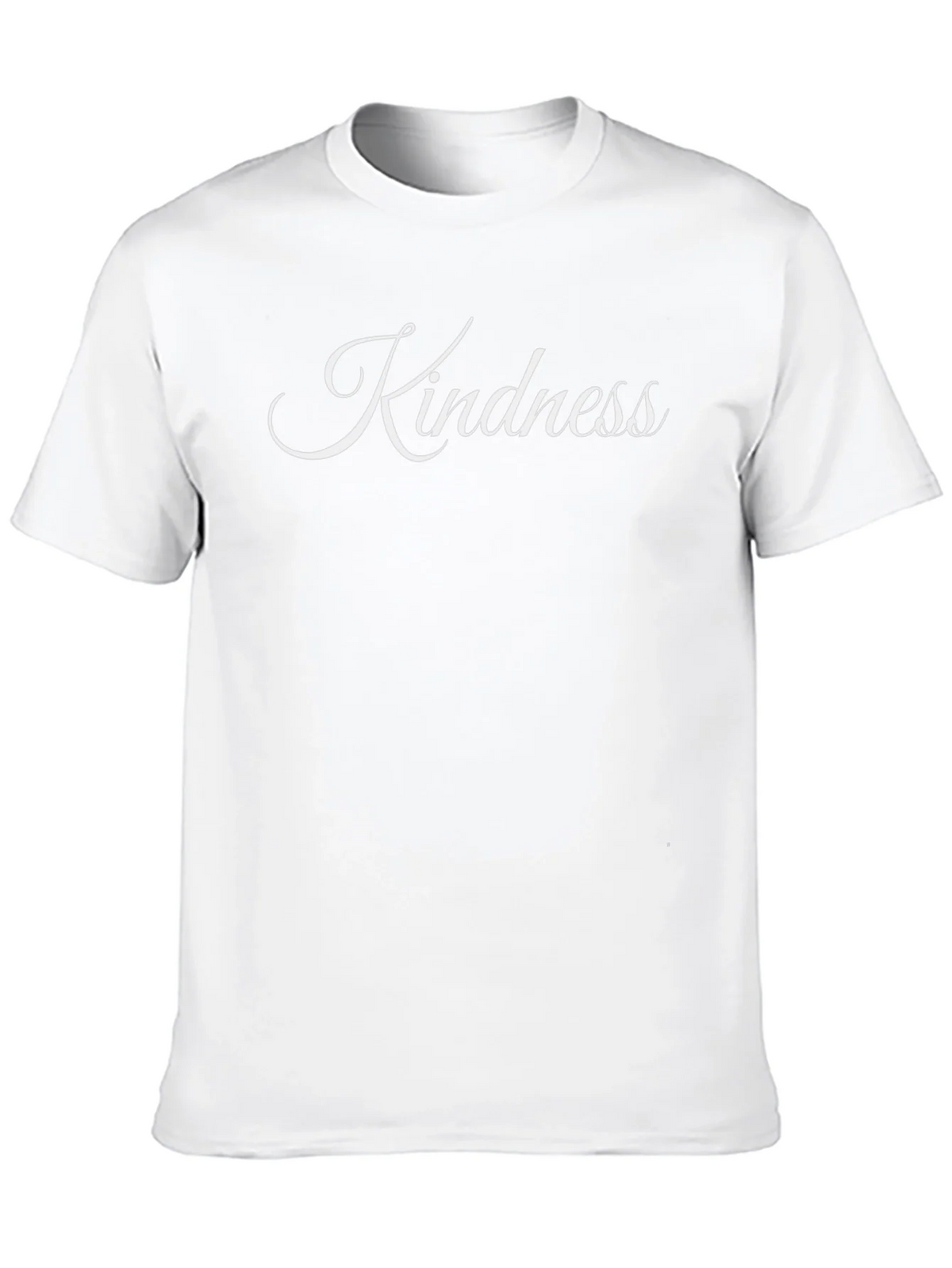 Kindness Graphic Tee - Classic Black Crew Neck T-Shirt