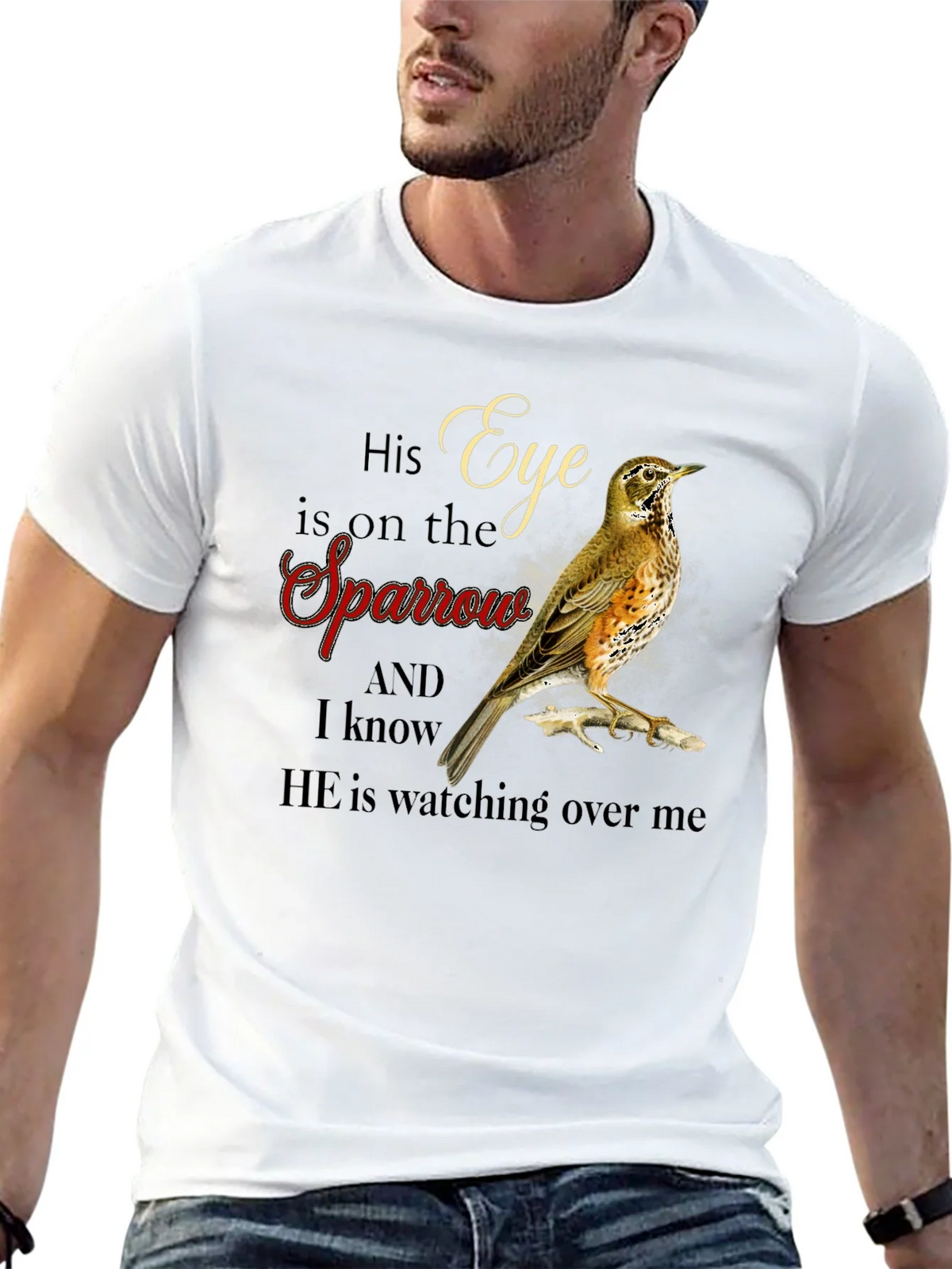 Eye is on the Sparrow Graphic T-Shirt