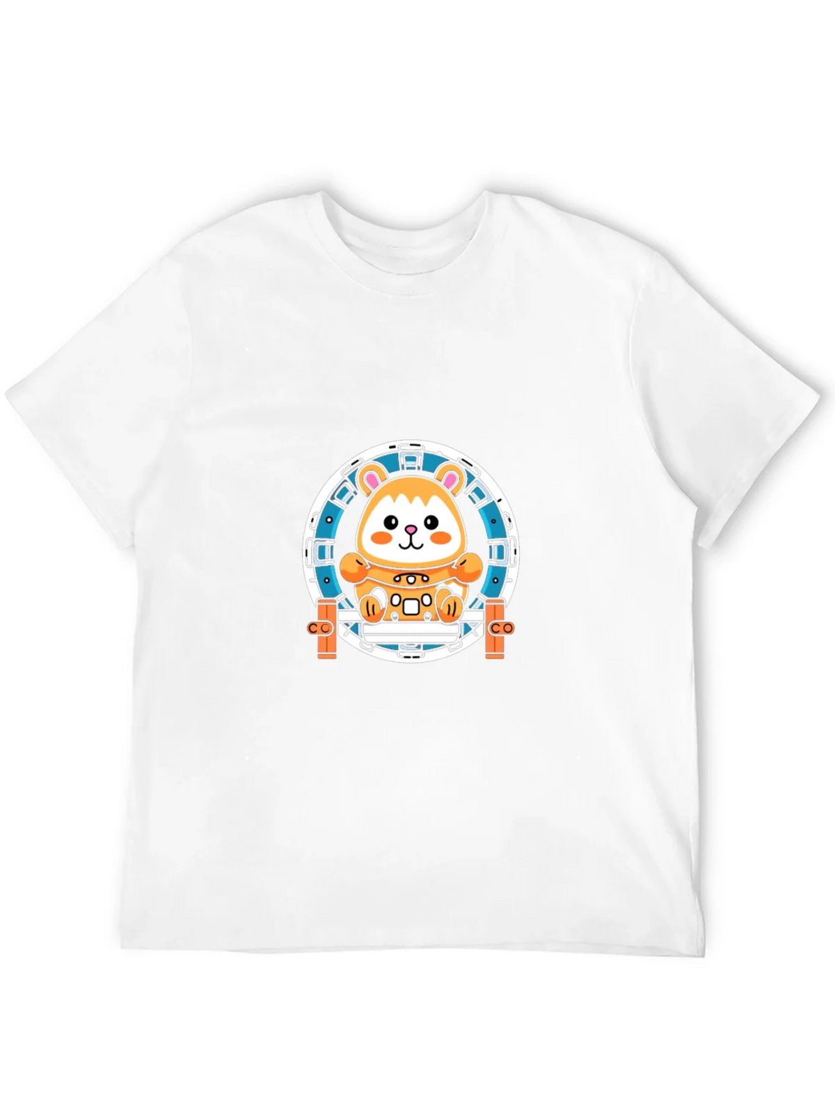 Hamster Wheel Graphic Tee - Black
