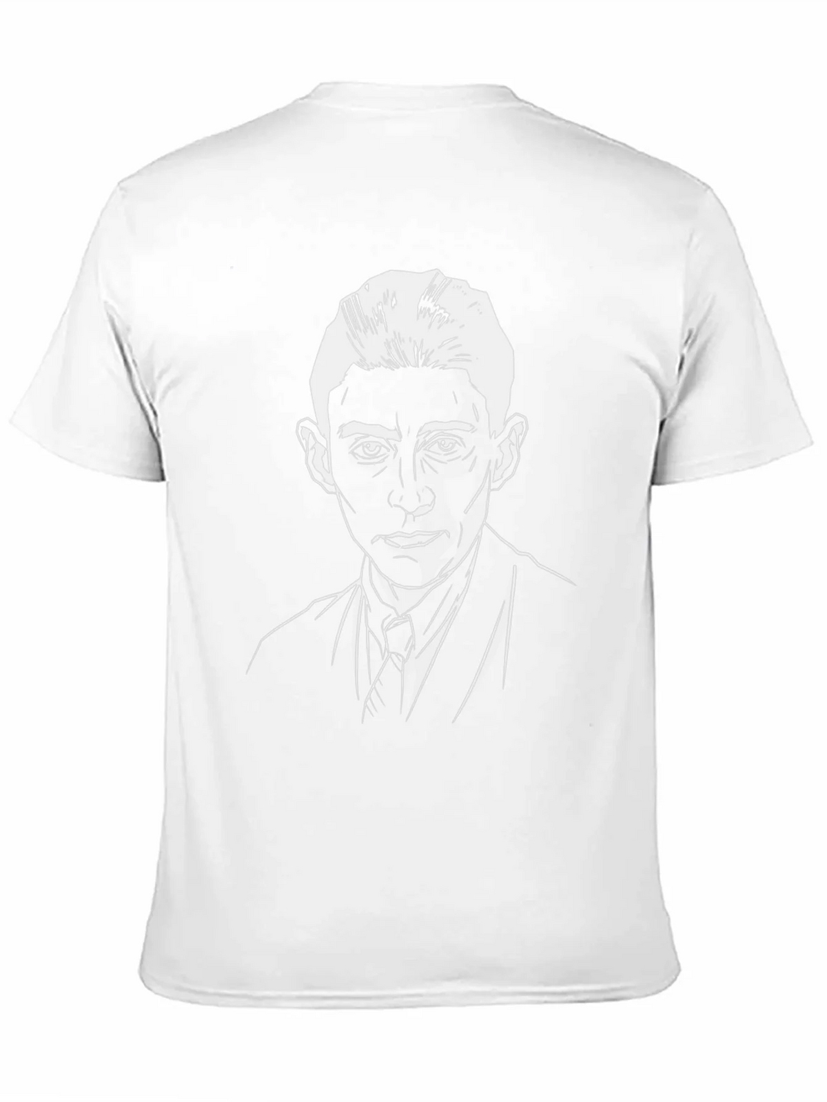 Kafka Portrait Graphic T-Shirt - Black