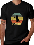 Retro Marmot Silhouette T-Shirt