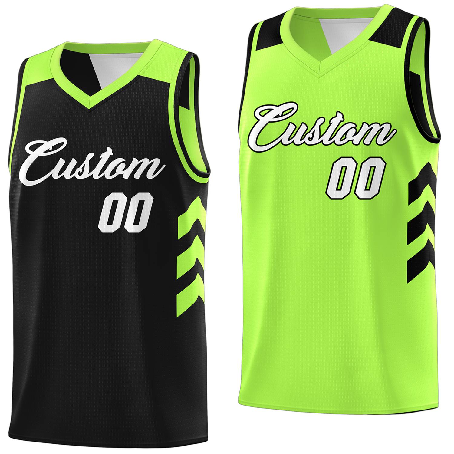 Custom Reversible Basketball Jerseys with Numbers |  Personalized Double Side Tops