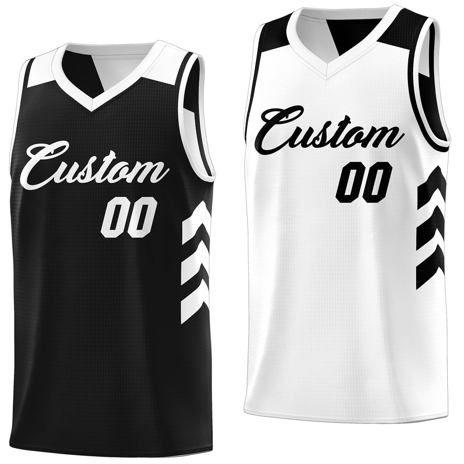Custom Reversible Basketball Jerseys with Numbers |  Personalized Double Side Tops