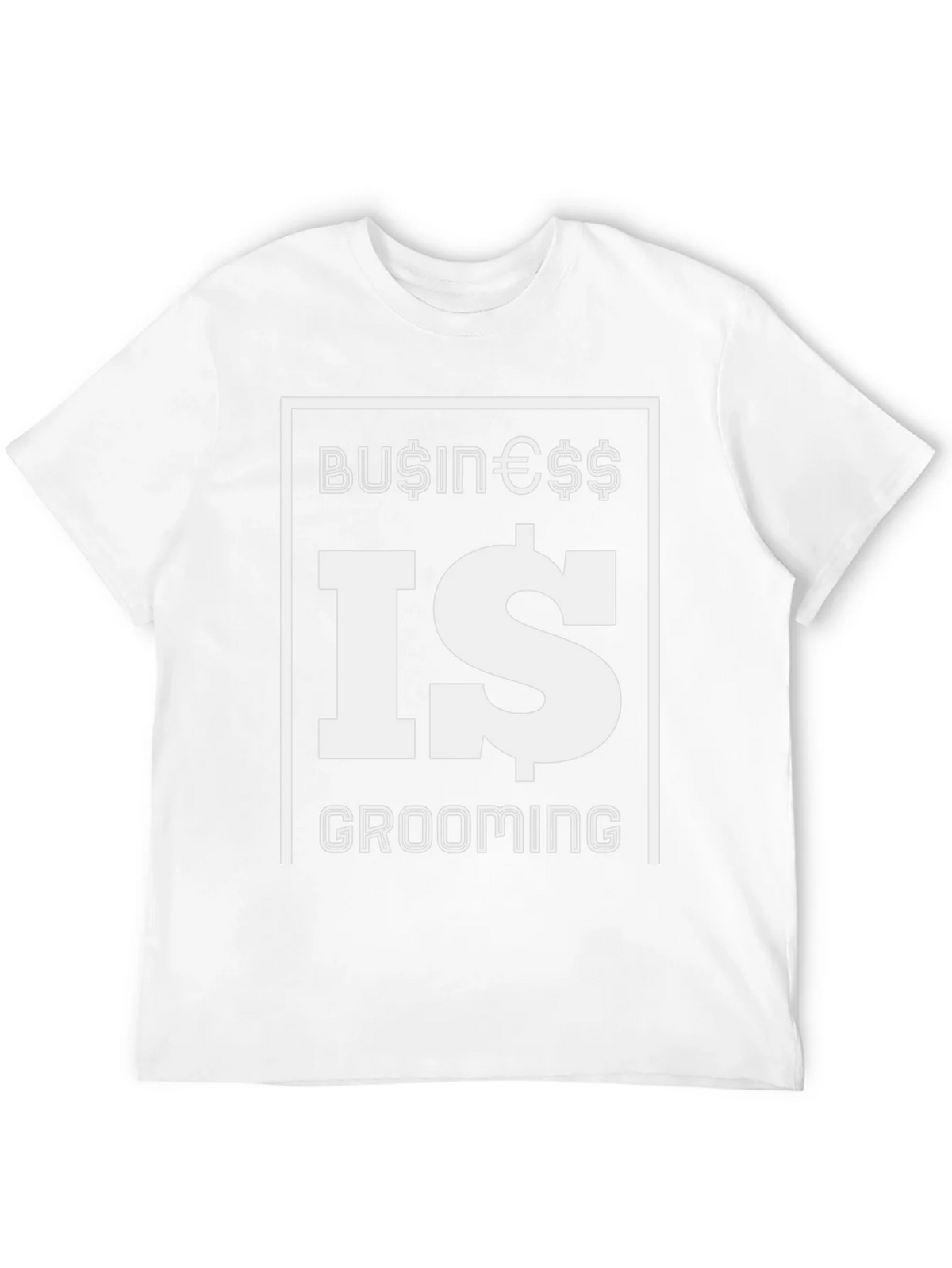 Business Is Grooming Graphic Tee - Stylish Black T-Shirt