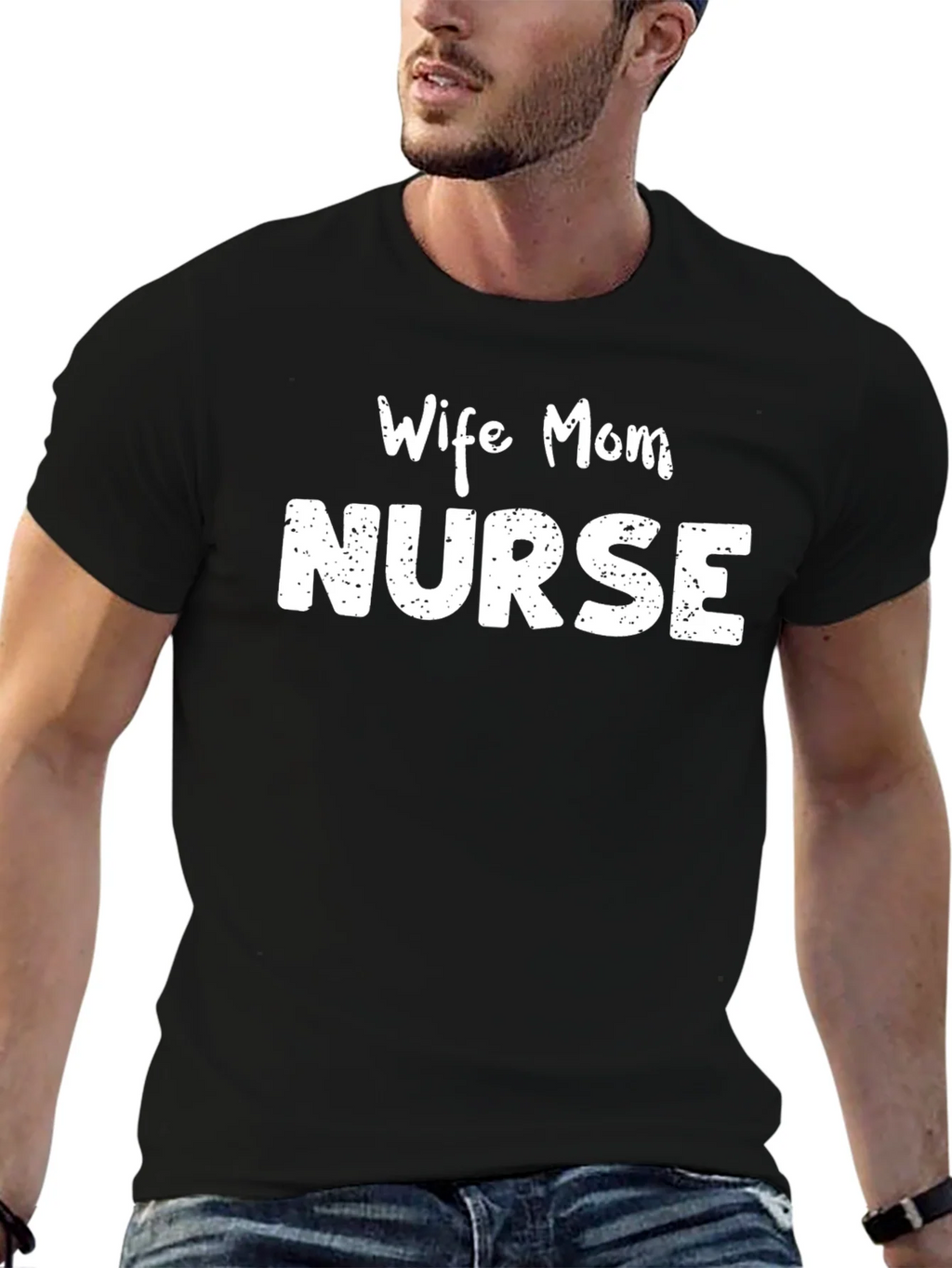Wife Mom Nurse Graphic T-Shirt - Unisex