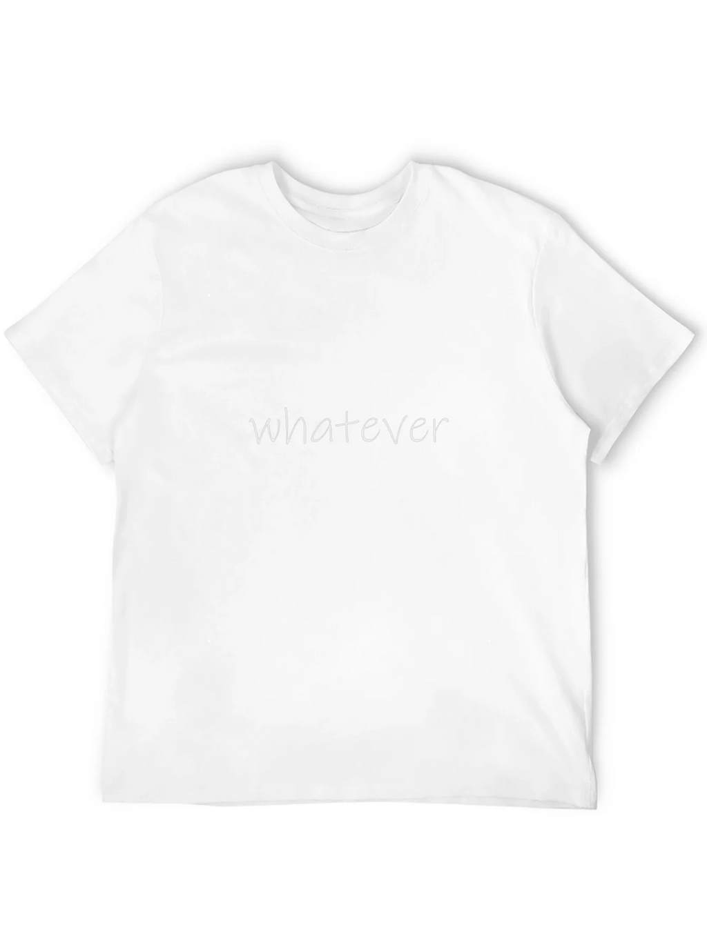Whatever Graphic Black T-Shirt