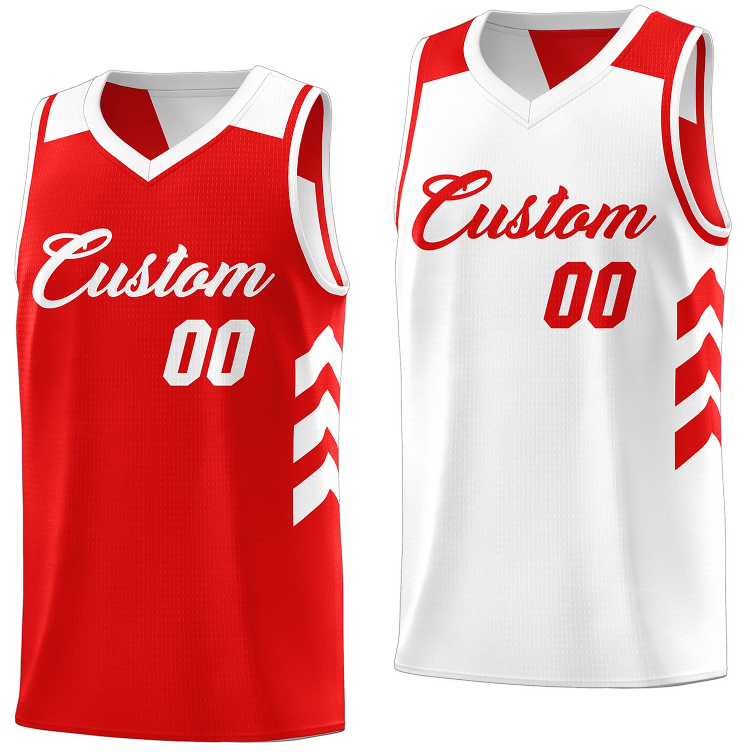 Custom Reversible Basketball Jerseys with Numbers |  Personalized Double Side Tops