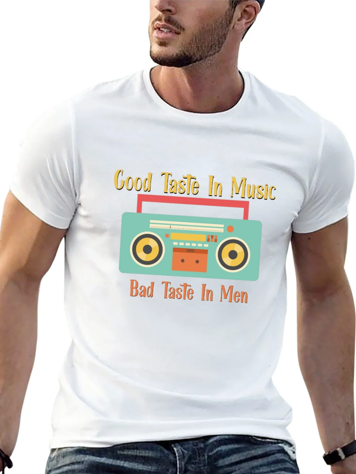 Good Taste Music Bad Taste Men Graphic Tee