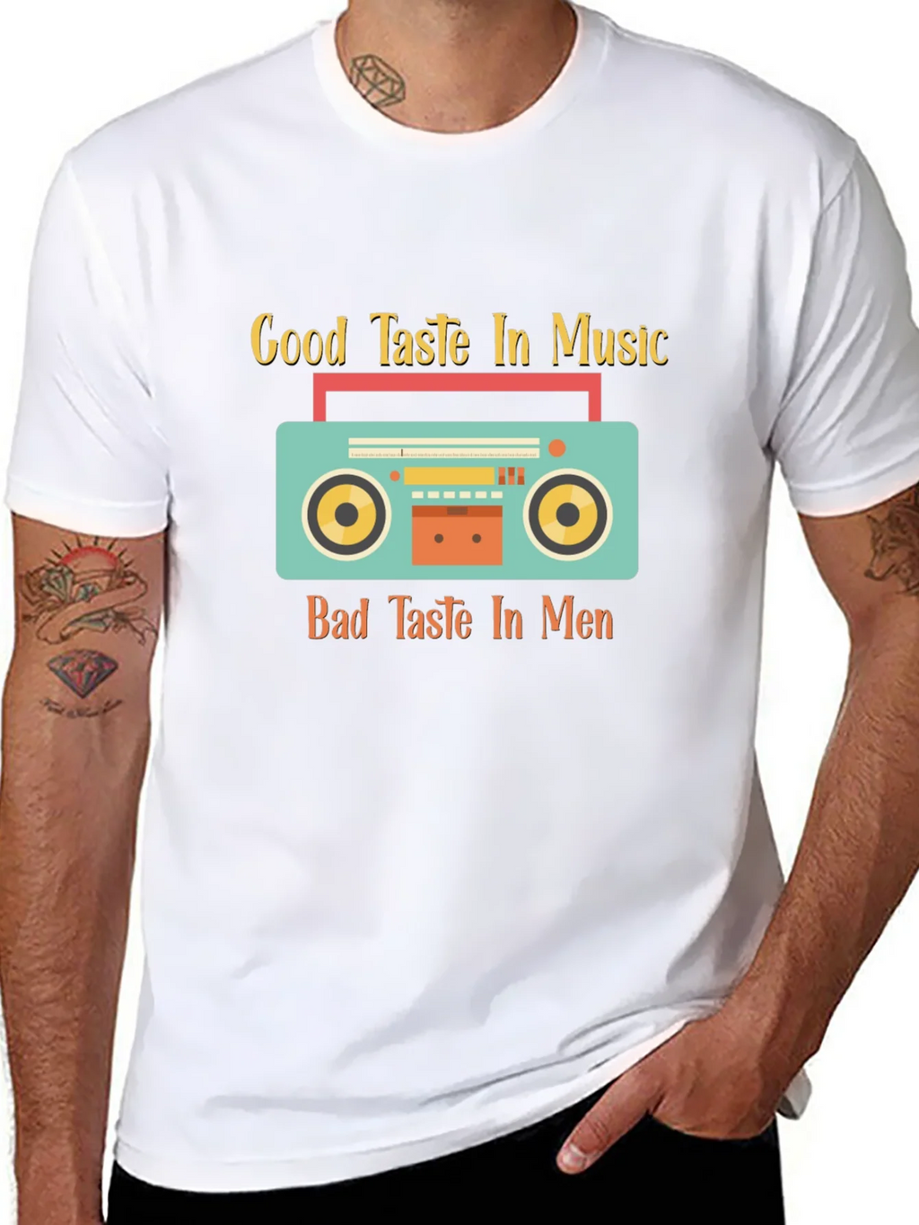 Good Taste Music Bad Taste Men Graphic Tee