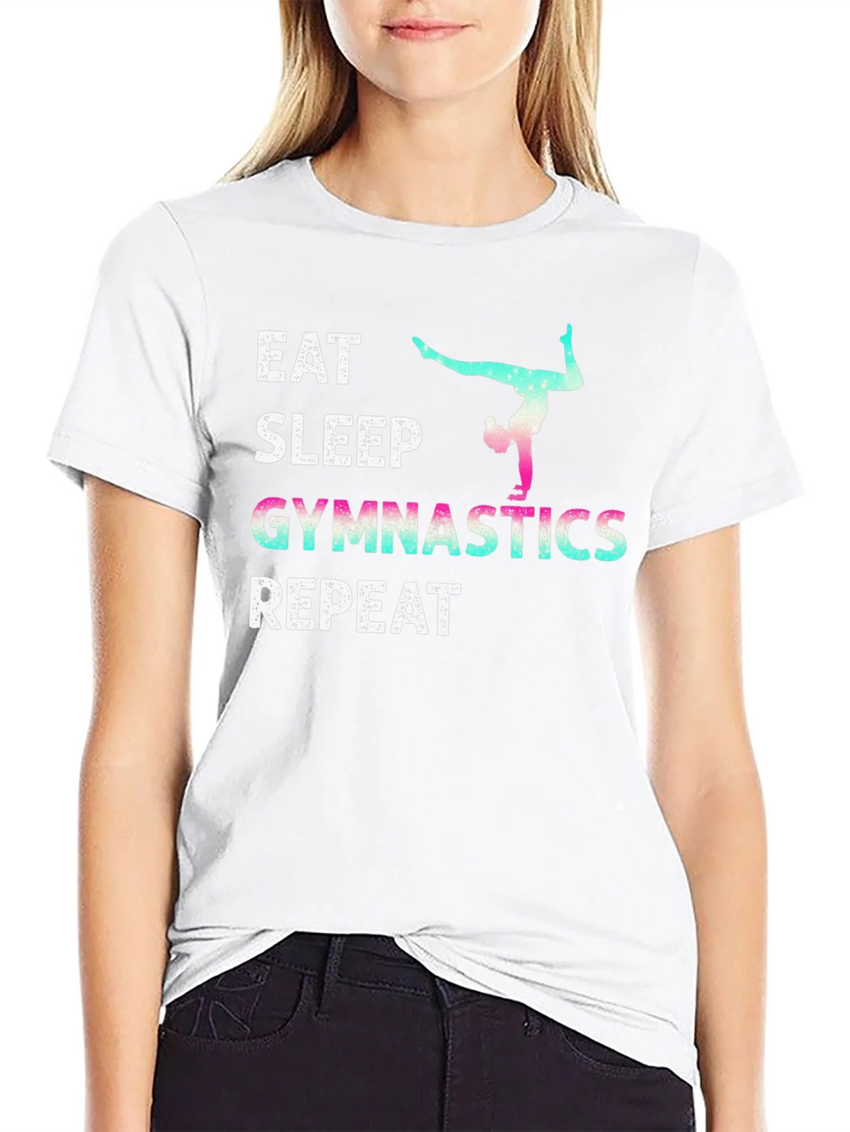 Eat Sleep Gymnastics Repeat T-Shirt