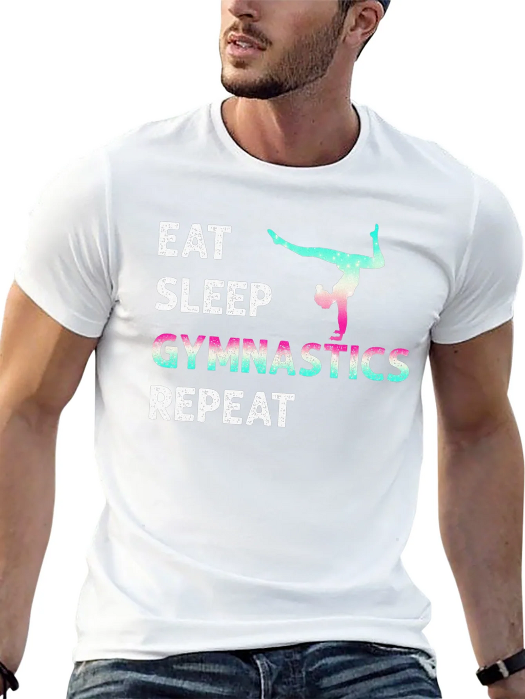 Eat Sleep Gymnastics Repeat T-Shirt
